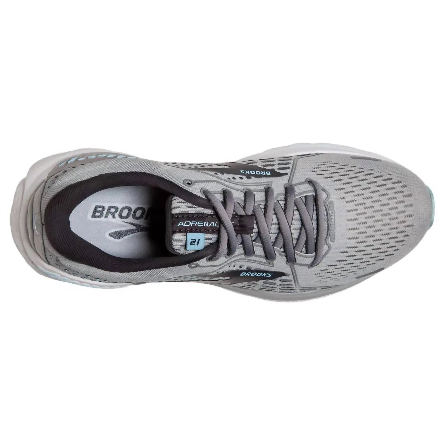 Women's Adrenaline Gts 21 Sneakers In Oyster/alloy/light Blue
