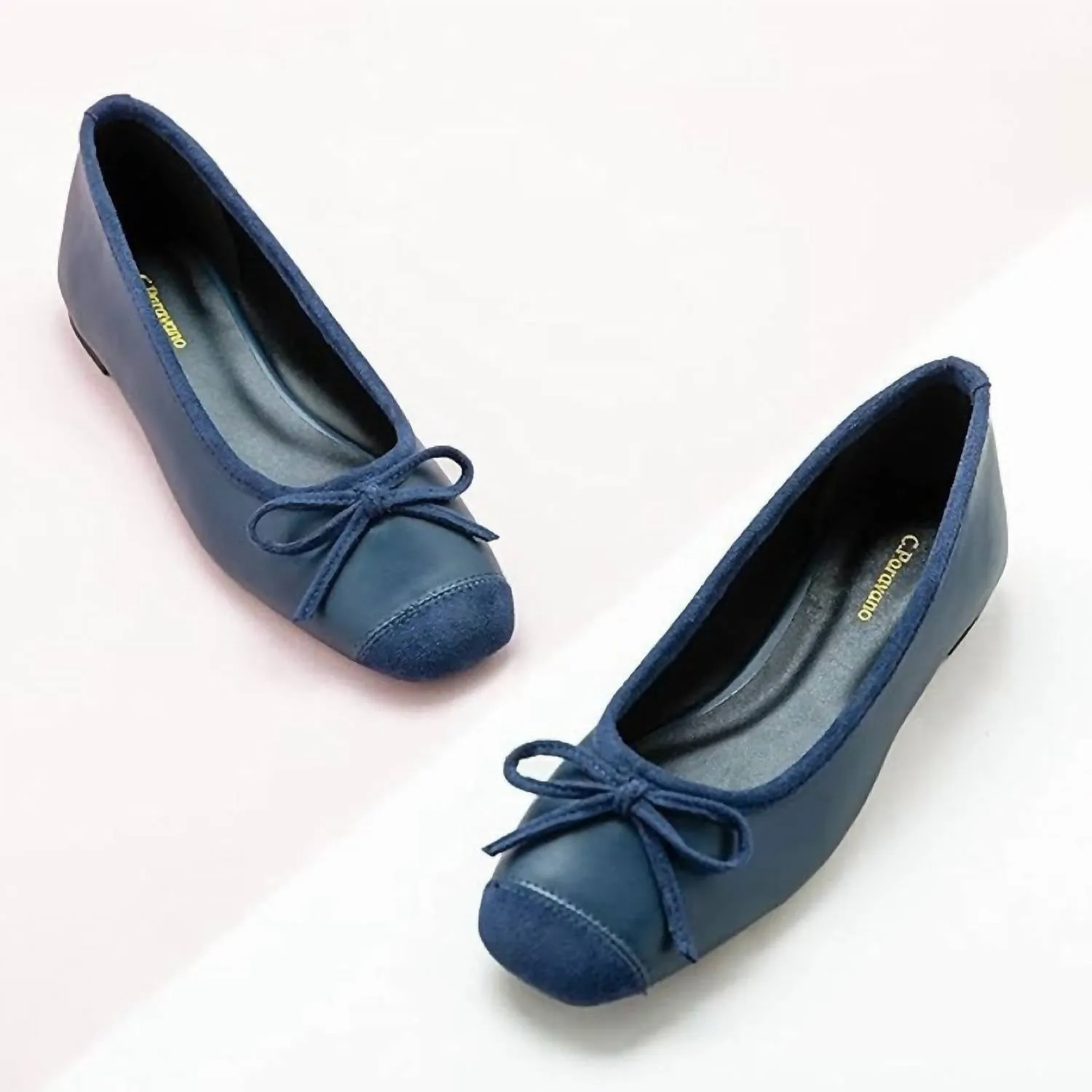 Women's Ballet Flats In Navy
