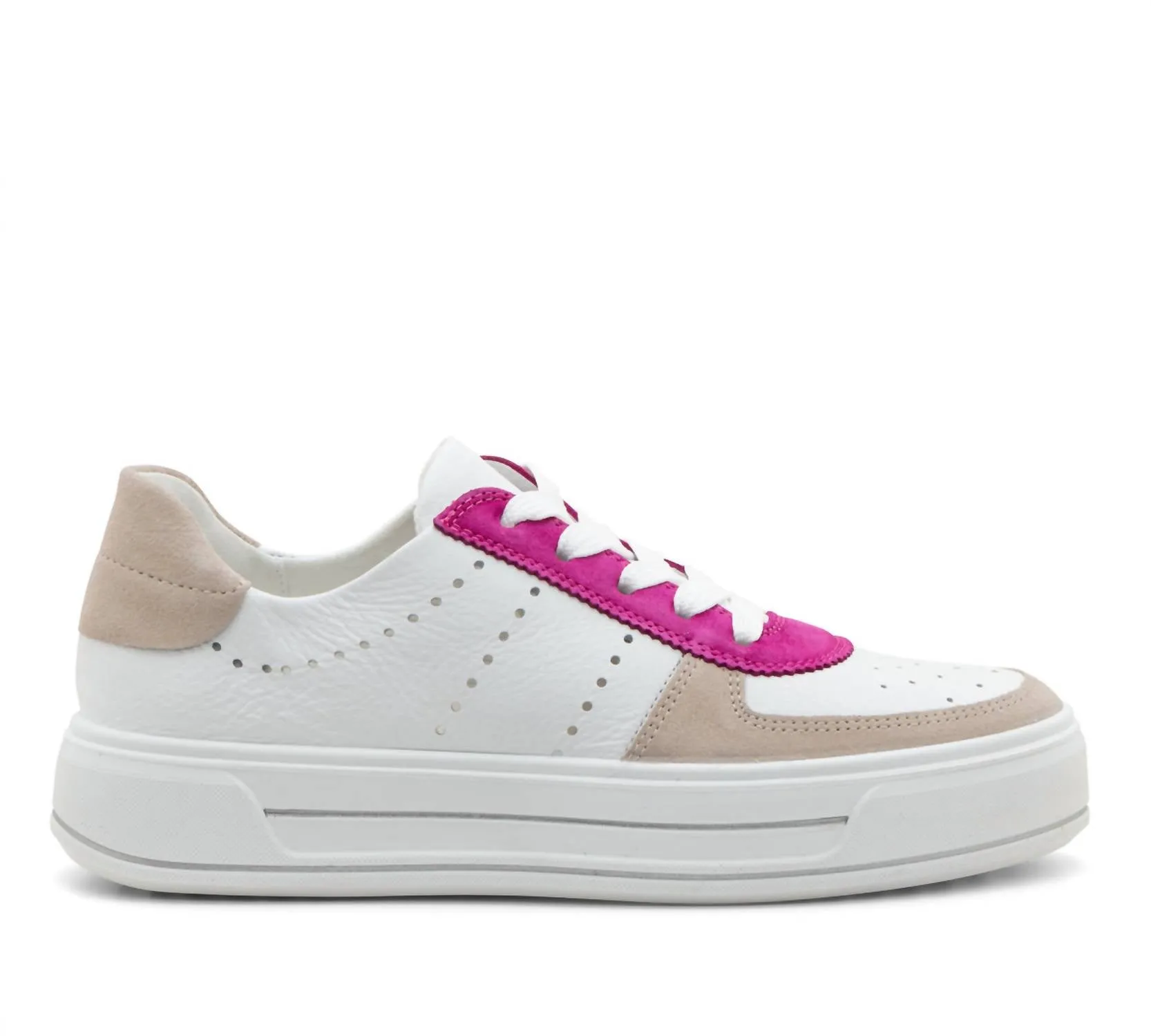 Women's Calgary Sneakers In White/pink