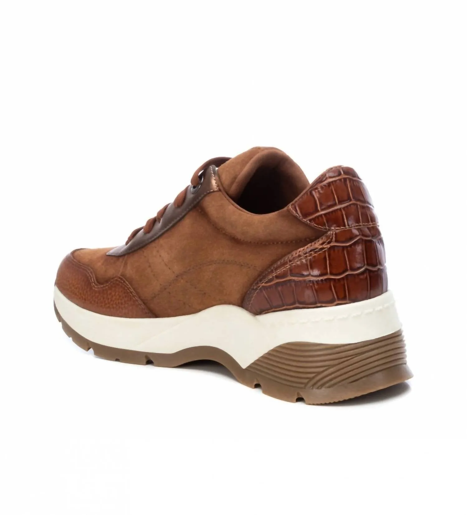 Women's Casual Sneakers In Camel