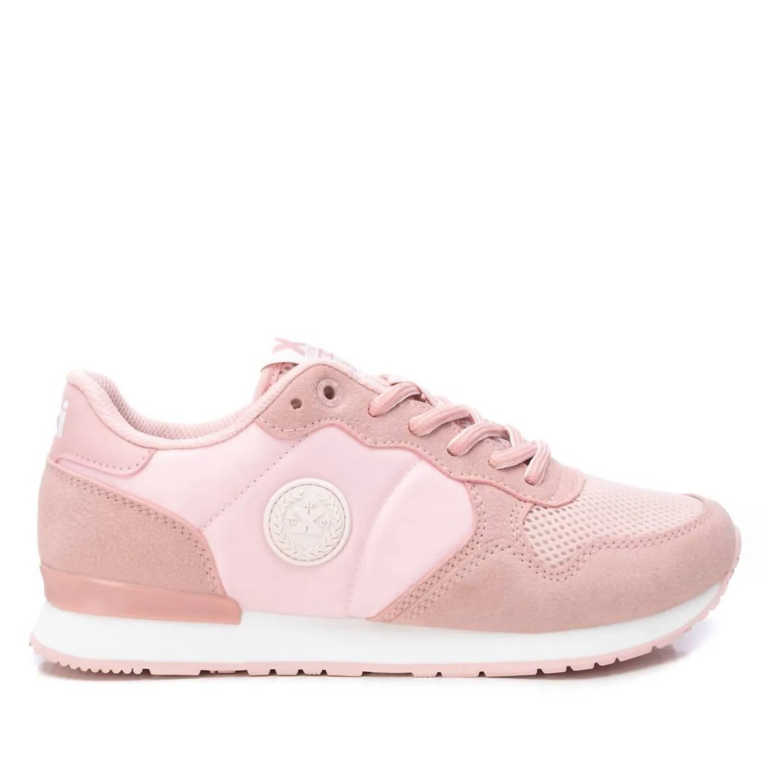 Women's Lace-Up Sneakers In Light/pastel Pink