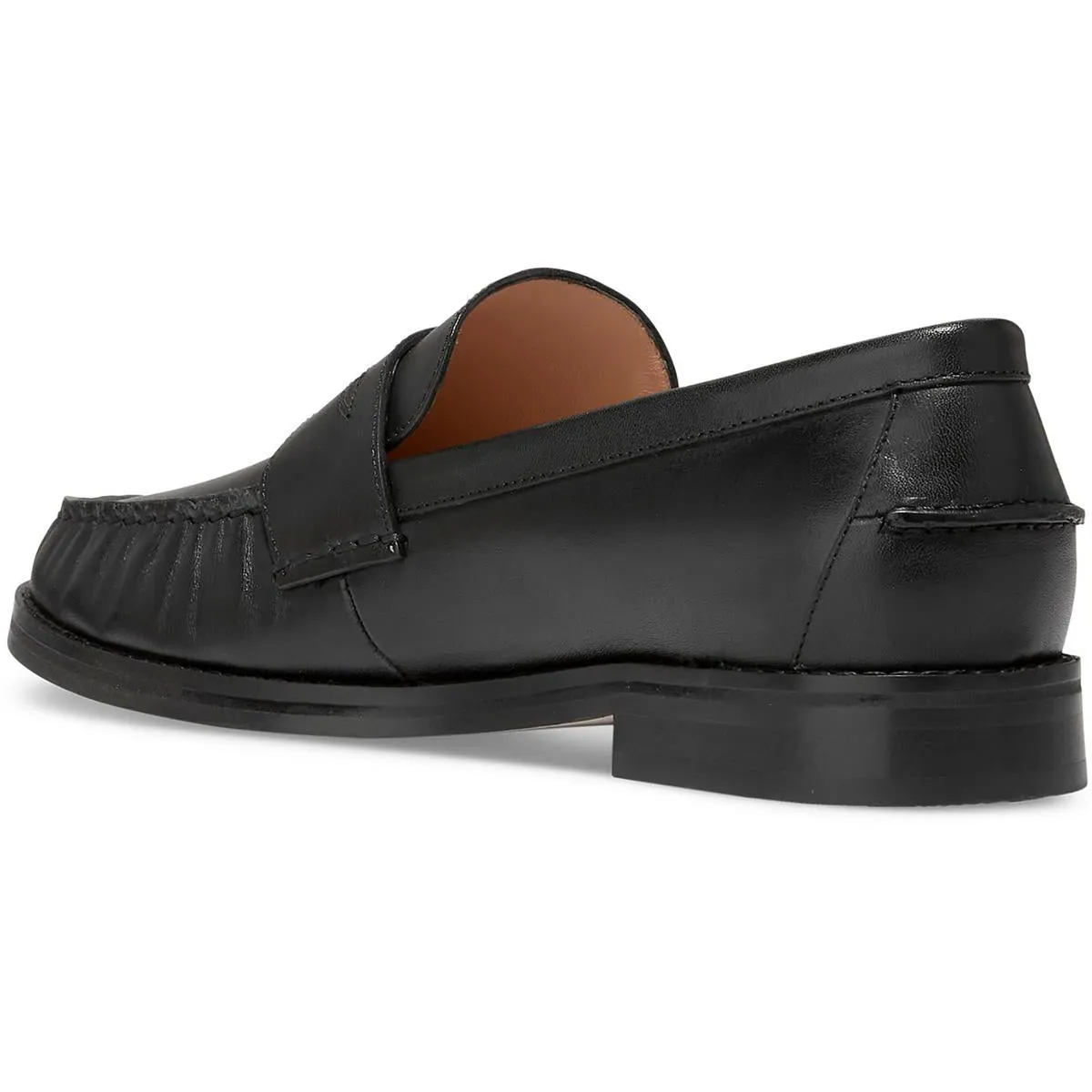 Womens Leather Padded Insole Loafers