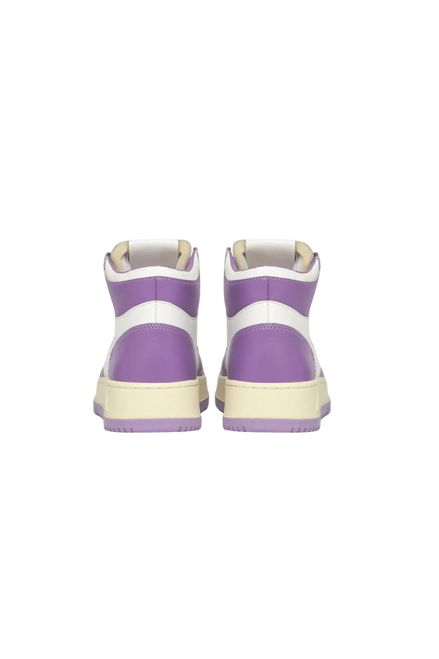 Women's Medalist Mid Sneakers In White & Lavender