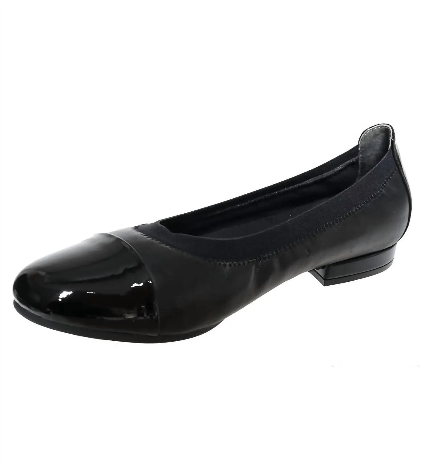 Women's Nicole Flats - Ww Width In Black