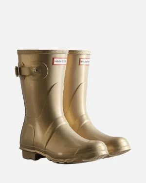 Women's Original Short Nebula Rain Boot In Pale Gold