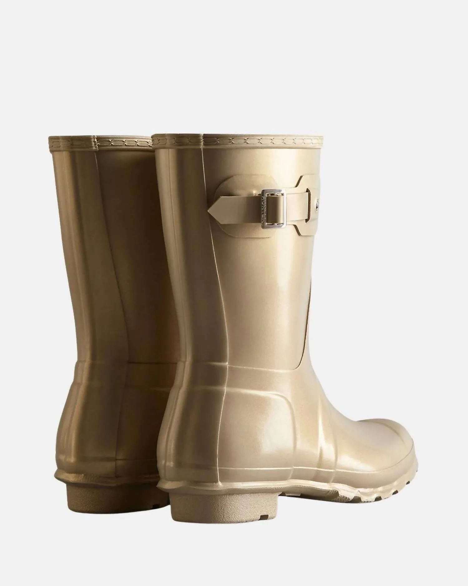 Women's Original Short Nebula Rain Boot In Pale Gold