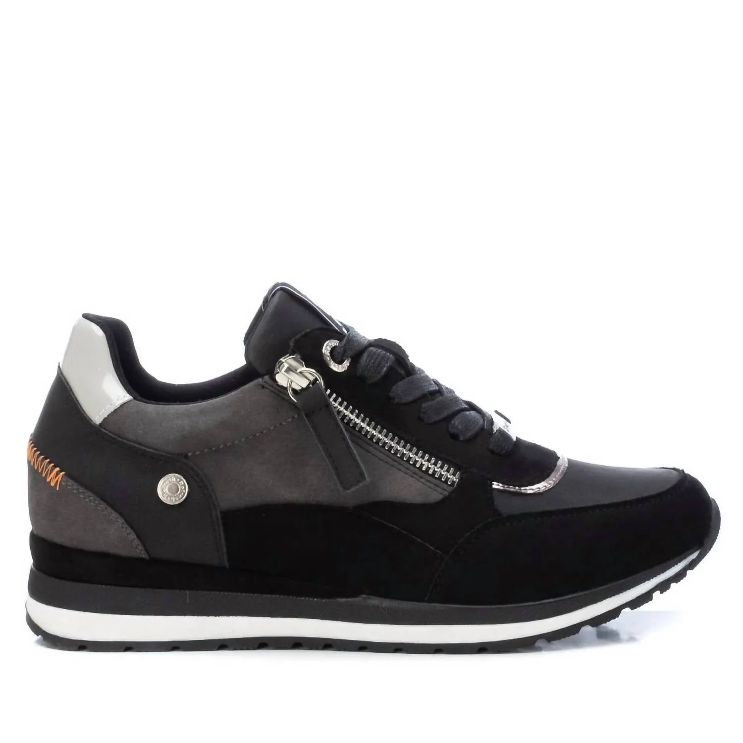 Women's Suede Sneakers In Black