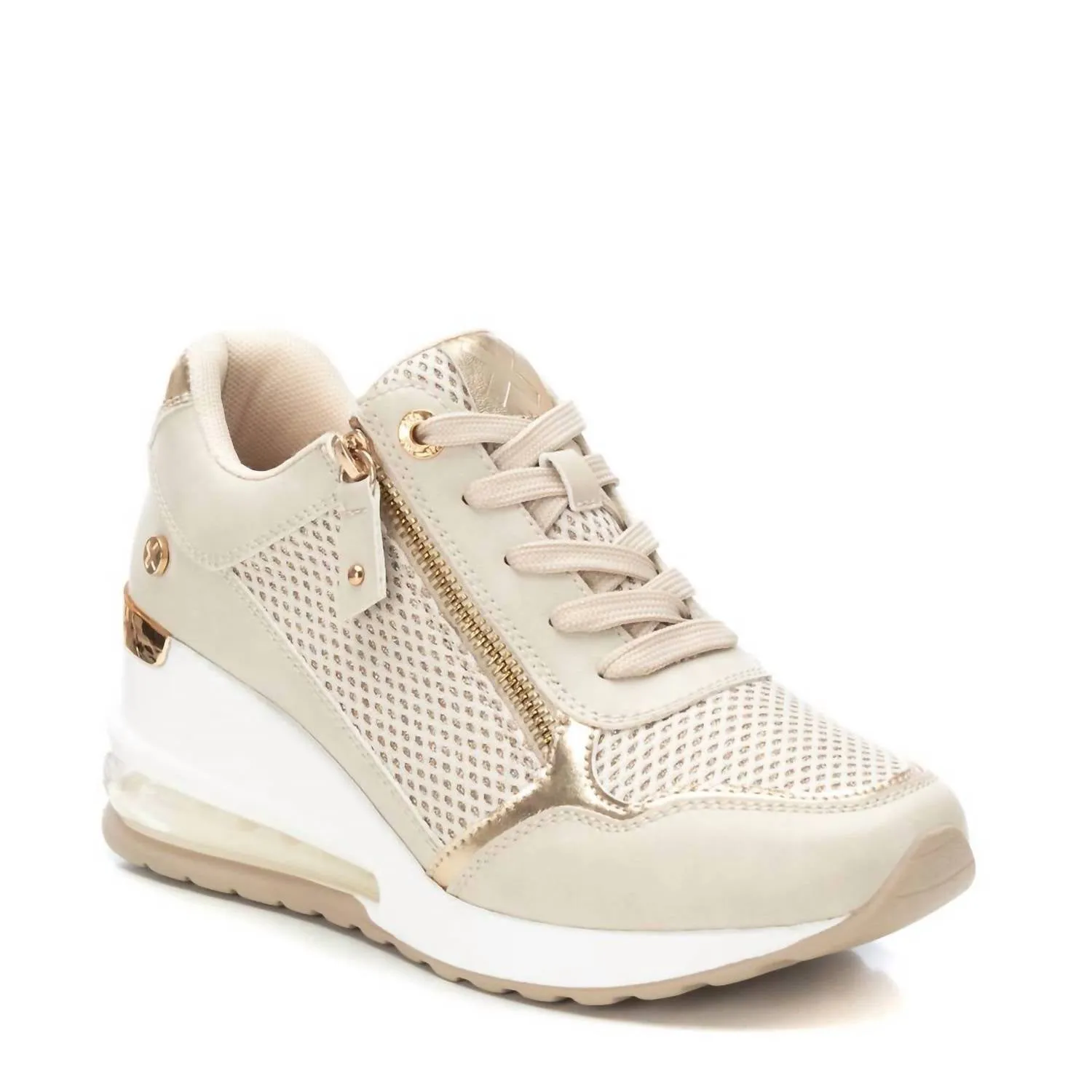 Women's Trainer Sneakers In Beige
