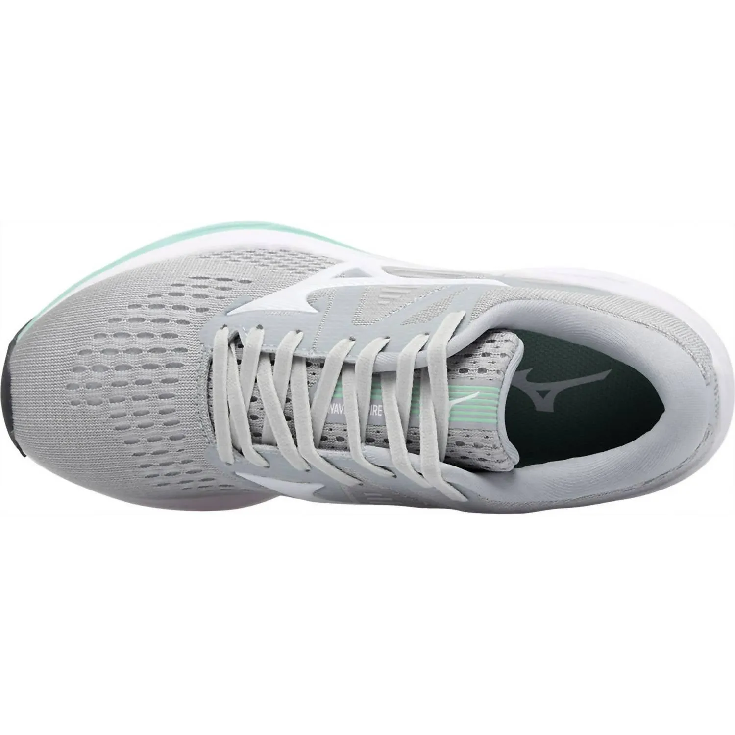 Women's Wave Inspire 17 Shoe In Harbor Mist-White