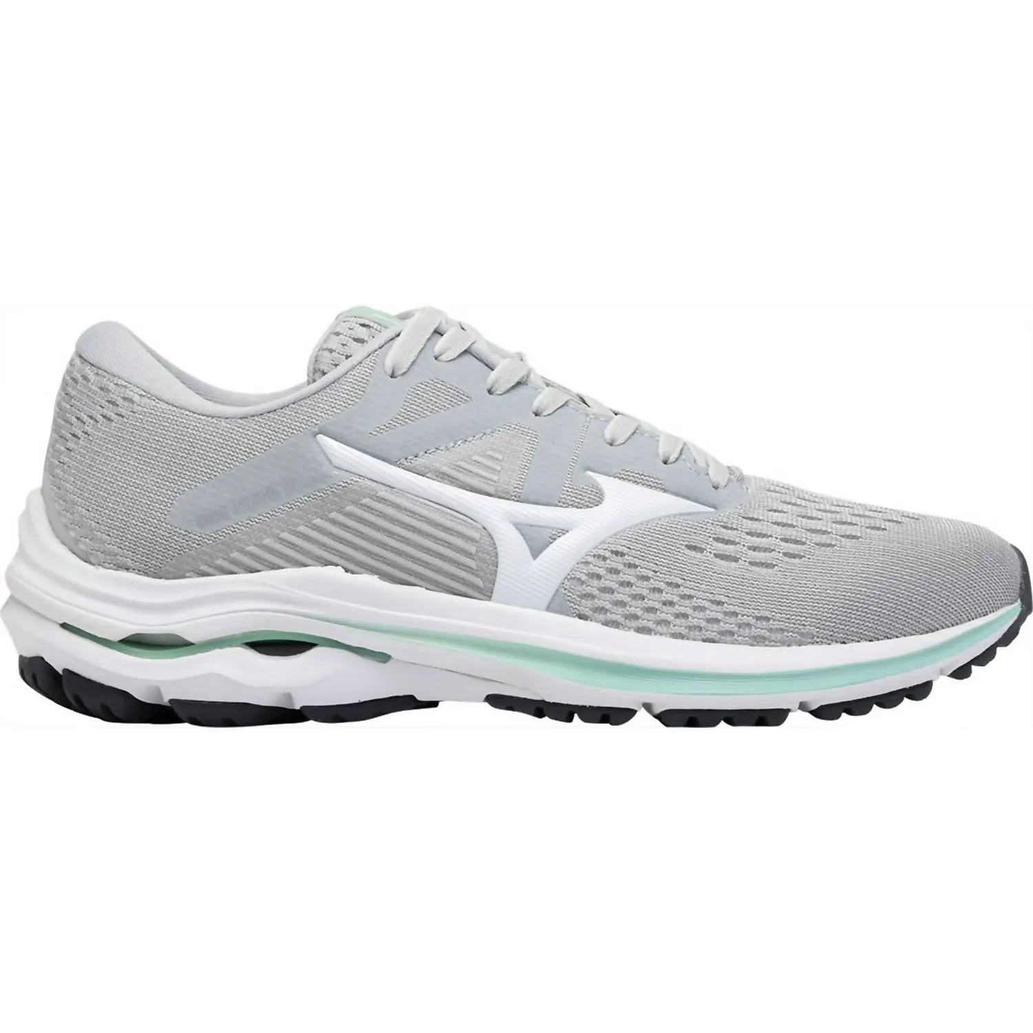 Women's Wave Inspire 17 Shoe In Harbor Mist-White