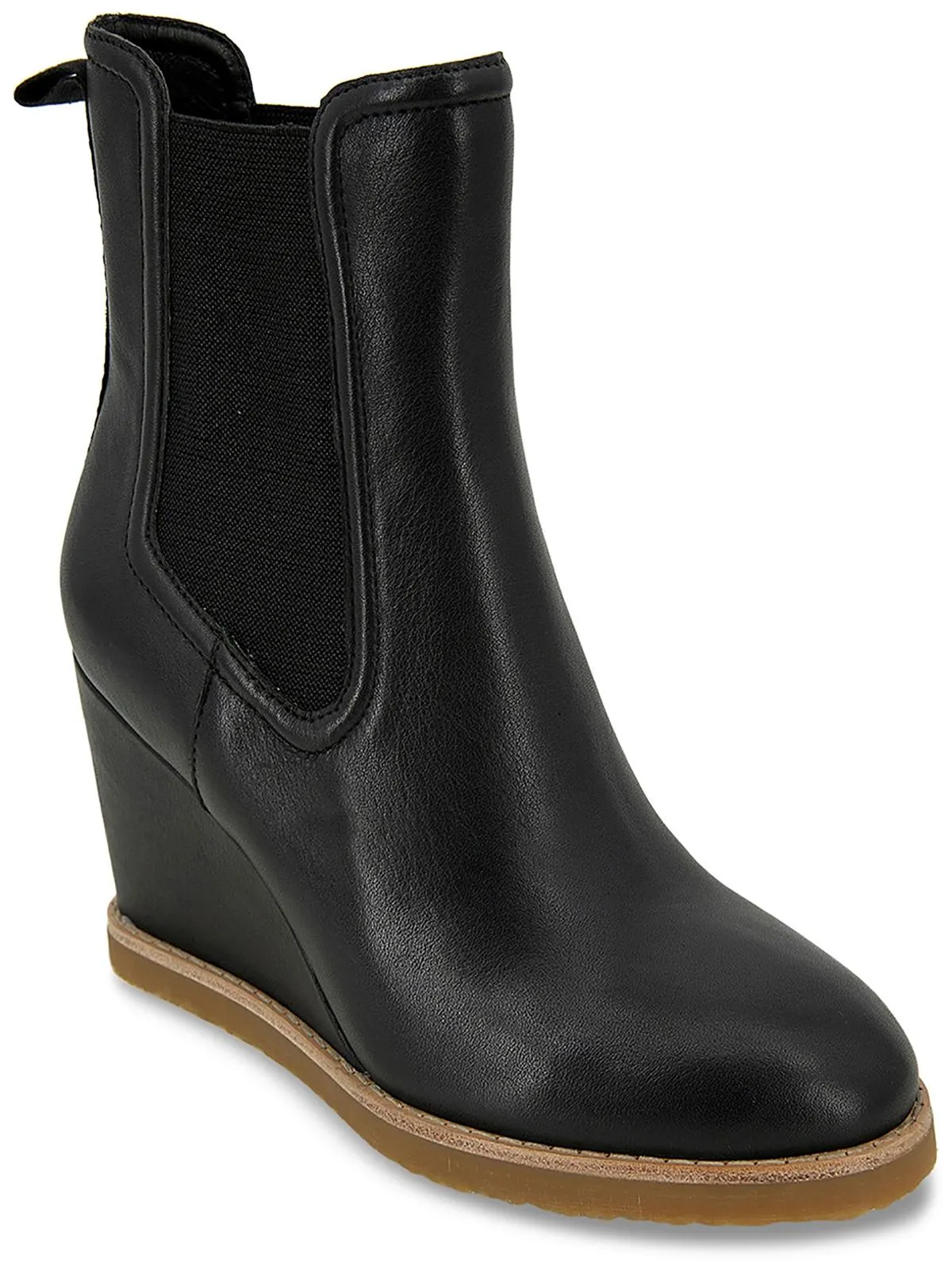 WYNN Womens Wedge Pointed Toe Wedge Boots