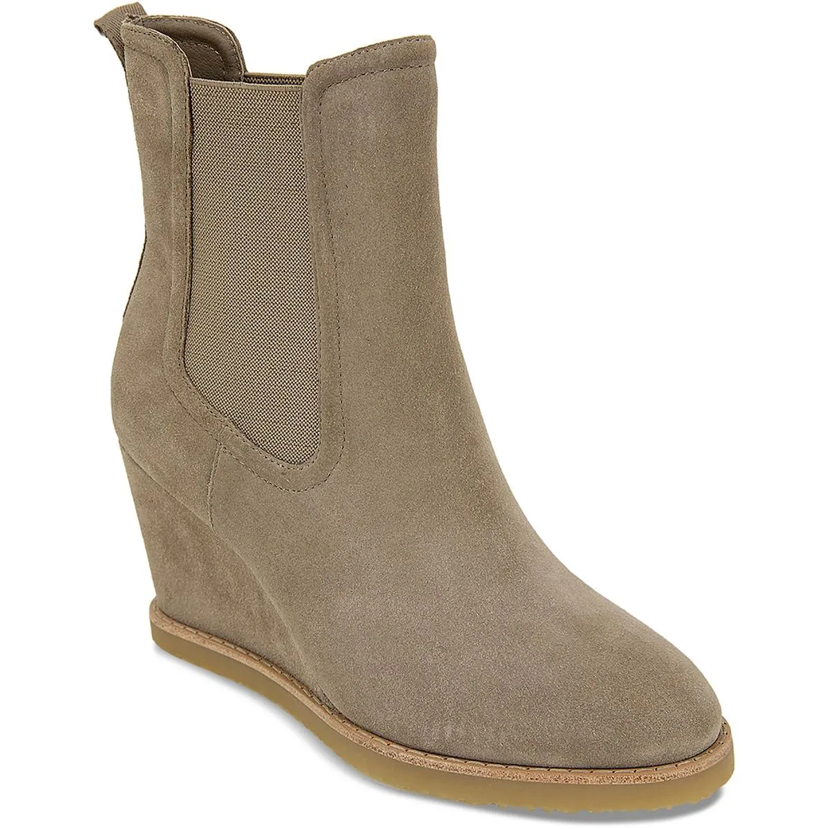WYNN Womens Wedge Pointed Toe Wedge Boots