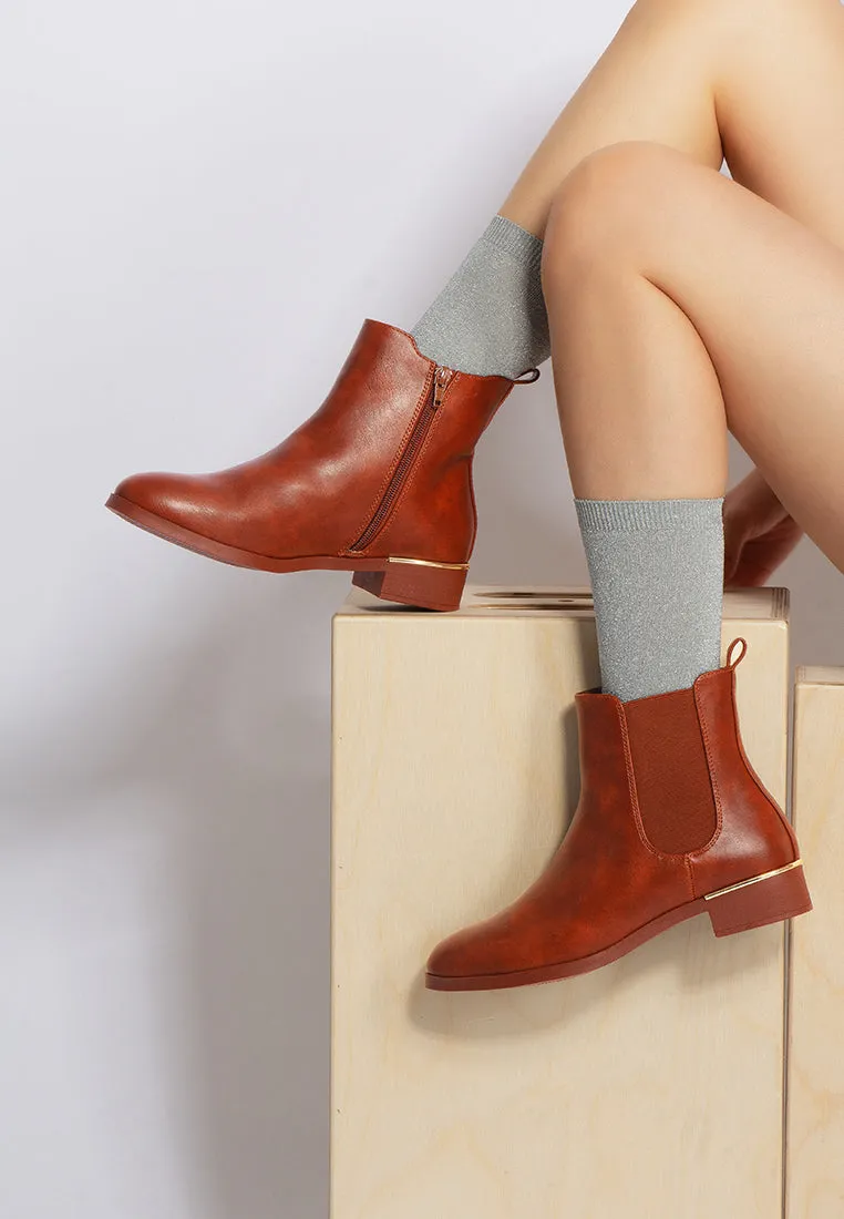 yacht winter basic ankle boots